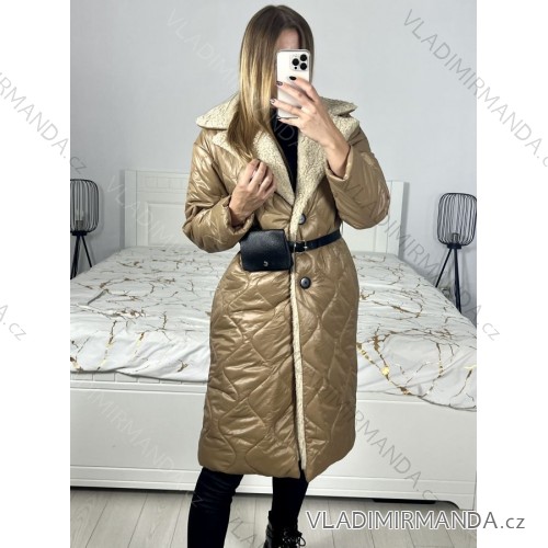 Flauschiger Damenmantel (Einheitsgröße S/M) ITALIAN FASHION IMWKK223668 S/M braun