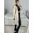 Flauschiger Damenmantel (Einheitsgröße S/M) ITALIAN FASHION IMWKK223668 béžová S/M