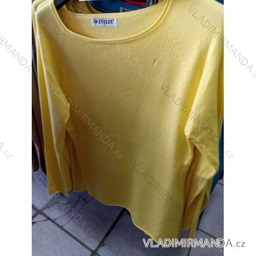 Leicht gestrickter Langarmpullover für Damen (L/XL EINHEITSGRÖSSE) ITALIAN FASHION IM723058