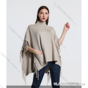 Damen-Poncho mit langen Ärmeln (Einheitsgröße S/M) ITALIAN FASHION IMPLI2320508