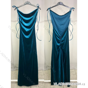 Langes elegantes Damenkleid mit Trägern (S/M ONE SIZE) ITALIAN FASHION IMPLP2330000125