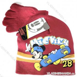 Set aus Winter-Finger-Micky-Maus-Mütze und Handschuhen für Kinder und Jungen (EINHEITSGRÖSSE) SETINO HW4074