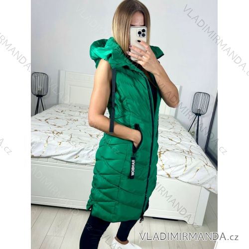 Weste mit Kapuze für Damen (S-2XL) POLISH FASHION IMWWM23DG23960