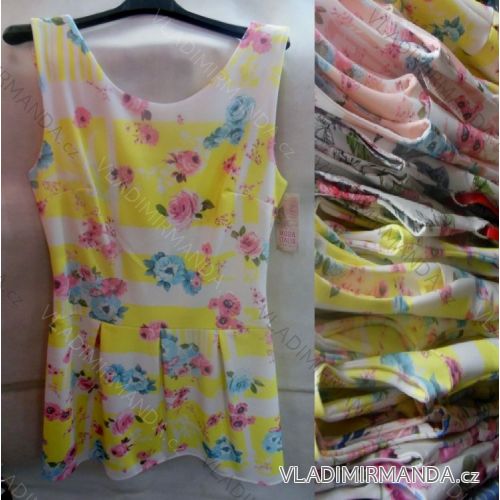 Kleid Damen Sommer (S-XL) MADE IN ITALY 7354MII