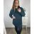 Kleid Oversize Kurzarm Damen (4XL/5XL ONE SIZE) ITALSKÁ MÓDA IM422FLUFF