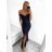 Extra langes, elegantes, funkelndes Carmen-Partykleid für Damen (S/M EINHEITSGRÖSSE) ITALIAN FASHION IMM22FUZZY/DU -   Silber
 -   S / M