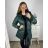 Damen-Kapuzenjacke in großen Größen (XL/2XL ONE SIZE) ITALIAN FASHION IM422684 XL/2XL Smaragd