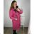 Strickjacke / Hoodie Baumwolle Damen (Uni M / XL) Italienische Mode IM420360