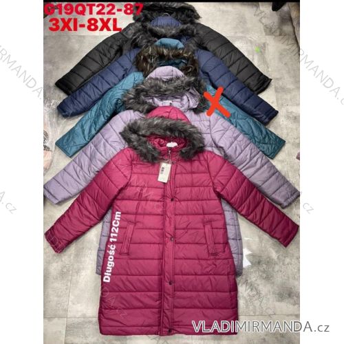 Damen Herbstjacke mit Kapuze (L / XL ONE SIZE) ITALIAN FASHION IMWD217136