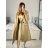 Lange Damen Fleecejacke (SML-XL) ITALIAN FASHION IMD211106   béžová   M