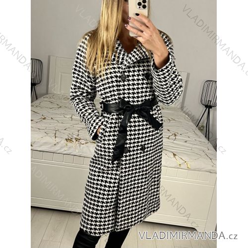 Flauschiger Langarmmantel für Damen (SL) ITALIAN FASHION IMWL22020
