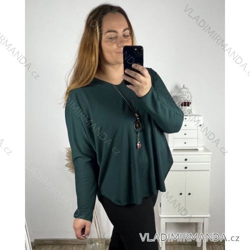 Langärmlige Tunika für Damen in Übergröße (3XL/4XL/5XLEINE GRÖSSE) ITALIAN FASHION IM323ALDA