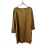 Klassisches warmes Langarmkleid Damen (L / XL ONE SIZE) ITALIAN FASHION IMD211121 béžová L/XL