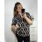 Langarm-Tunika für Damen (2XL/3XL ONE SIZE) ITALIAN FASHION IM323KESY