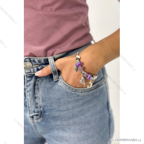 SL433-49 lila Armband