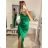 Elegantes Damen-Abendkleid mit Trägern (S/M ONE SIZE) ITALIAN FASHION IM322MONICA