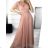 Elegantes Kurzarm-Partykleid für Damen (L/XL EINHEITSGRÖSSE) ITALIAN FASHION IMS233589XL