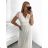 Elegantes Kurzarm-Partykleid für Damen (L/XL EINHEITSGRÖSSE) ITALIAN FASHION IMS233589XL