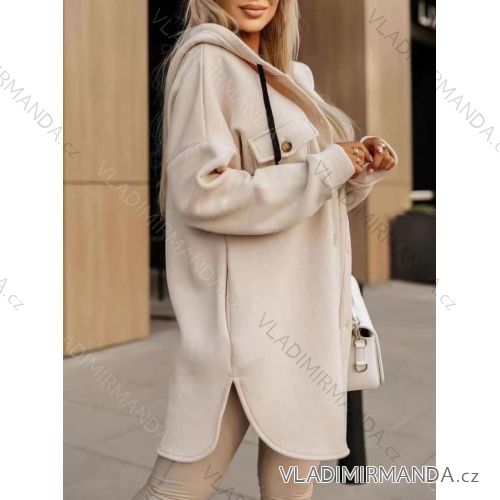 Flauschiger Damenmantel (Einheitsgröße S/M) ITALIAN FASHION IMWKK223668