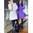Sommerkleid Langarm geblümte Damen (UNI S / L) ITALIAN FASHION IMK20150