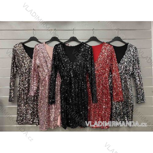 Sommerkleid Carmen aus Musselin für Damen (Einheitsgröße S/M) ITALIAN FASHION IMWE231506