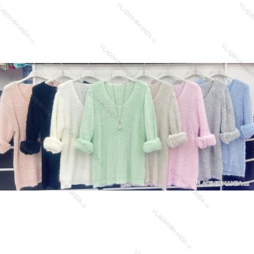 Langes, dehnbares, ärmelloses Sommerkleid für Damen (S / M / L ONE SIZE) ITALIAN FASHION IMWC222492