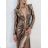 Sommerkleid Carmen aus Musselin für Damen (Einheitsgröße S/M) ITALIAN FASHION IMWE231506