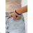 SL433-96 Armband, schwarz