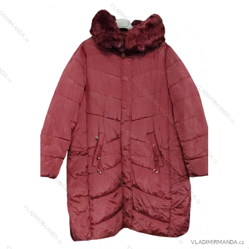 Kleid Oversize Kurzarm Damen (4XL/5XL ONE SIZE) ITALSKÁ MÓDA IM422026 Burgund M
