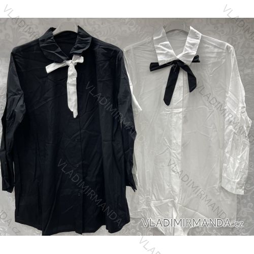 Damen-Langarmshirt in Übergröße (3XL/4XL EINHEITSGRÖSSE) ITALIAN FASHION IMWQ233259