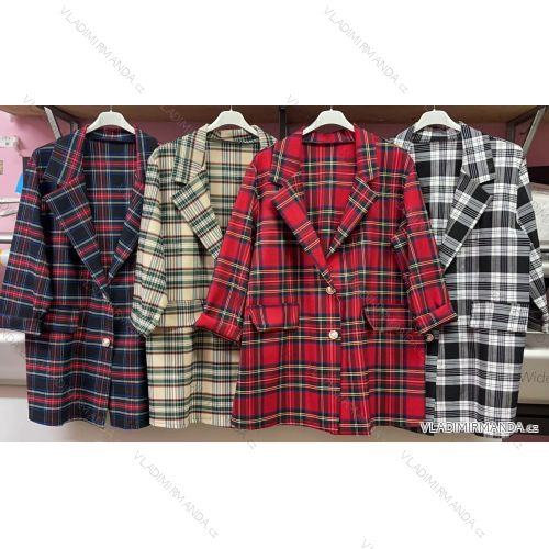 Langarmkleid mit Anhänger Damen Oversized (3XL / 4XL ONE SIZE) ITALIAN FASHION IMWQ2115022