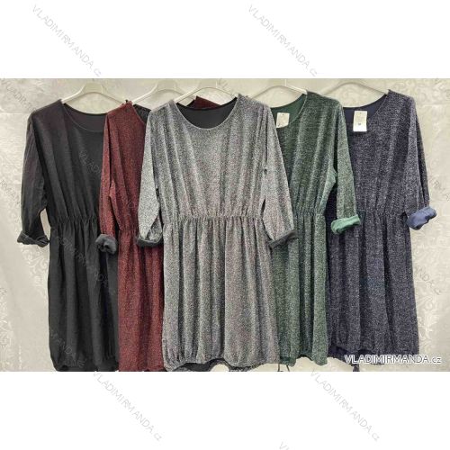 Tunika / Bluse Langarm Damen Oversized (3XL / 4XL ONE SIZE) ITALIAN FASHION IMWQ2191650