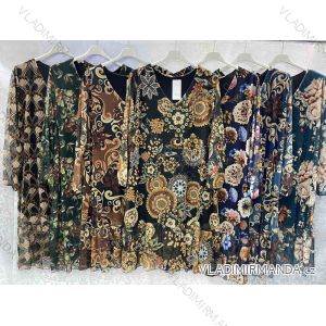Tunika / Bluse Langarm Damen Oversized (3XL / 4XL ONE SIZE) ITALIAN FASHION IMWQ2191650