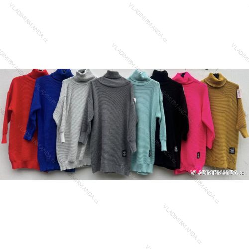 Warmes Langarmkleid für Damen (S/M EINHEITSGRÖSSE) ITALIAN FASHION IMC23376