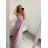 Elegantes, glitzerndes Pailletten-Trägerkleid für Damen (Einheitsgröße S/M) ITALIAN FASHION IMPLP2316560175 altrosa S/M