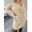 Langärmeliges Strickkleid für Damen (M/L EINHEITSGRÖSSE) ITALIAN FASHION IMD23811
