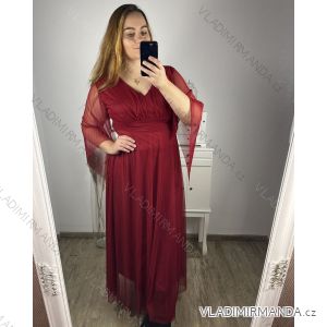 Kleid Kurzarm Damen (Uni L-2XL) ITALIENISCH MODA IMS20004