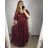 Kleid Kurzarm Damen (Uni L-2XL) ITALIENISCH MODA IMS23SANDRA