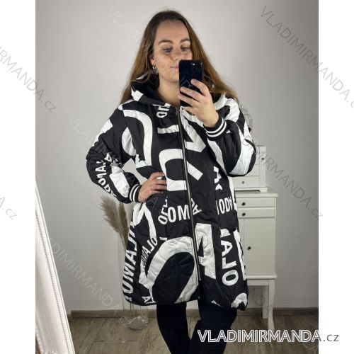 Damen-Kapuzenjacke in großen Größen (XL/2XL ONE SIZE) ITALIAN FASHION IM422684