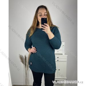 Warmes Langarmkleid für Damen in Übergröße (XL/2XL/3XL Einheitsgröße) ITALIAN FASHION IM423450