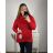 Damen-Strickpullover mit langen Ärmeln in Übergröße (2XL/3XL EINHEITSGRÖSSE) ITALIAN FASHION IM423758