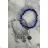 SL433-88 kornblumenblaues Armband