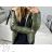 Herbst-Kapuzenjacke für Damen (XS-XL) POLISH FASHION PMWC23B8219 Khaki XS