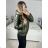 Herbst-Kapuzenjacke für Damen (XS-XL) POLISH FASHION PMWC23B8219 Khaki XS