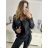 Bunda koženková dlouhý rukáv dámská (S-2XL) FRANCOUZSKÁ MÓDA FMWB23B21B986 36 schwarz