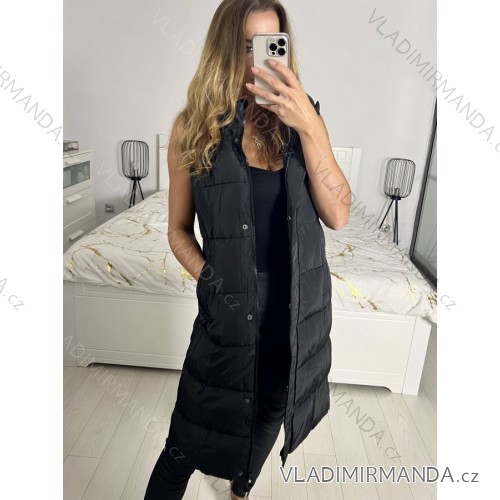 Damenweste (S-2XL) POLISH FASHION PMW23H886/01 schwarz M