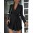 Elegantes Langarmkleid für Damen (Einheitsgröße S/M) ITALIAN FASHION IMWD233923 weiß S/M