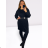 Langärmeliges Strickkleid für Damen mit Gürtel (42,44,46,48,50) POLISH FASHION PMWHB23005