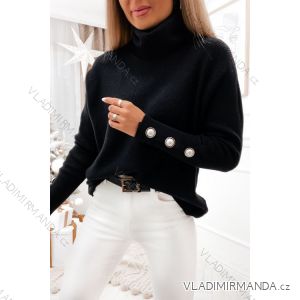 Übergroßer Langarmpullover für Damen (Einheitsgröße S/M) ITALIAN FASHION IMWCA23DH2302