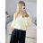 Damen Langarm Pullover (S / M ONE SIZE) ITALIAN FASHION IMM219072 S/M béžová